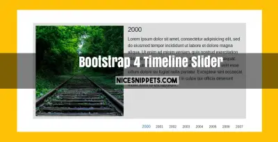 Bootstrap 4 Timeline Slider Using Timeline Jquery