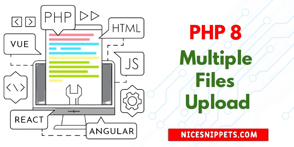 How to Upload Multiple Files and Store in MySQL Database PHP 8?