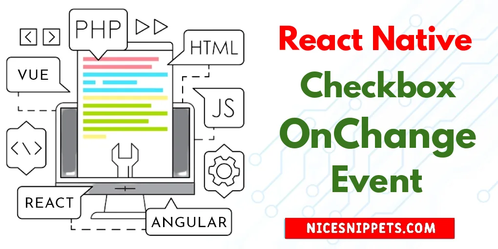 How to Create Checkbox OnChange Event in React Native?