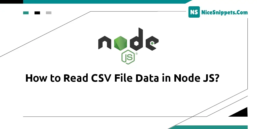 How to Read CSV File Data in Node JS?