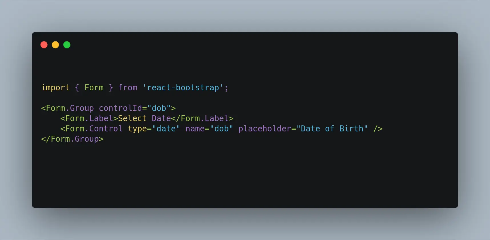 React Bootstrap Datepicker Example