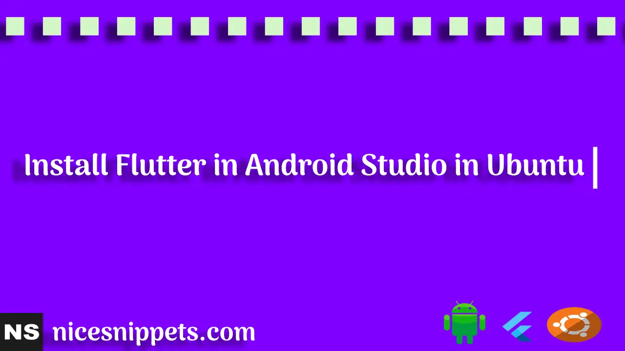 install flutter to android studio