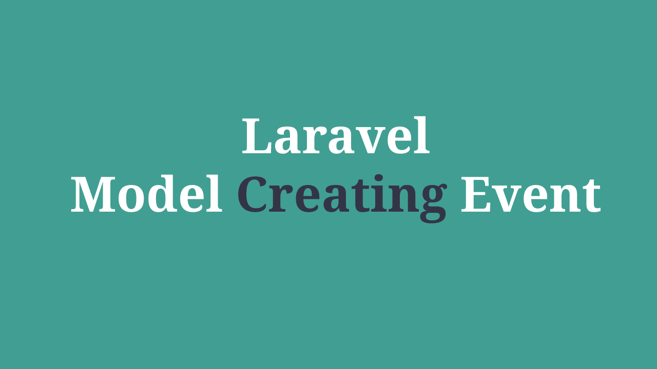 laravel model example