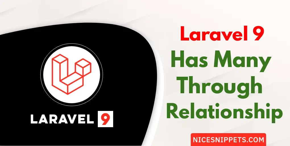 Laravel 9 Has Many Through Eloquent Relationship Tutorial