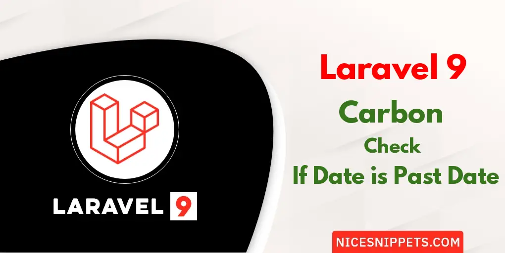 Carbon - How to Check If Date is Past Date In Laravel 9?