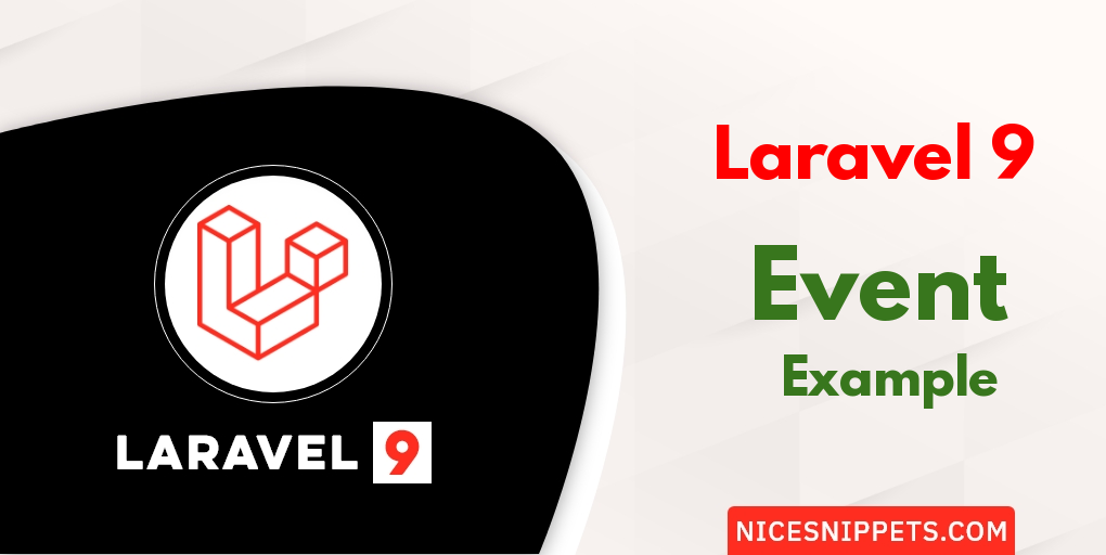 Laravel 9 Event Example Tutorial