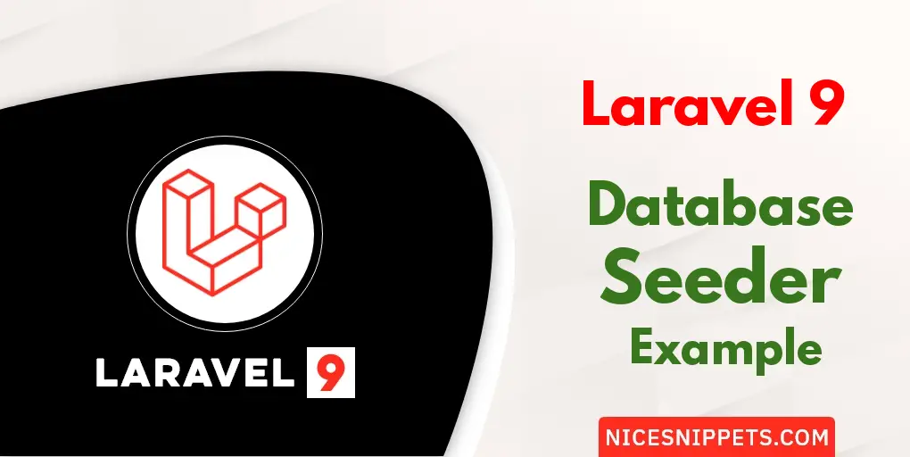 Laravel 9 Database Seeder Example