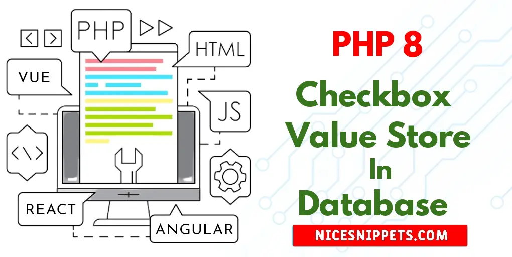 PHP 8 Checkbox Value Store In Database Example