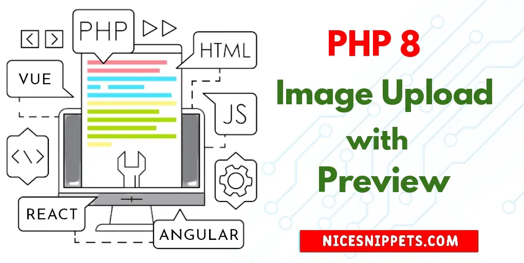 PHP 8 Preview an Image Before Uploading using jQuery