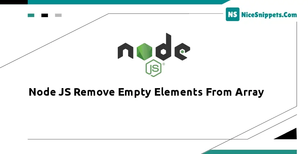 Node JS Remove Empty Elements From Array