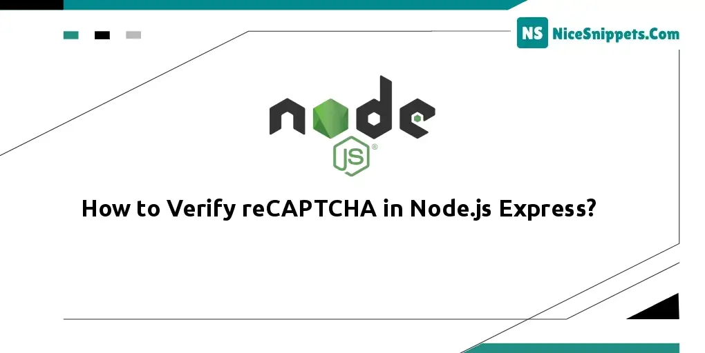How to Verify reCAPTCHA in Node.js Express?