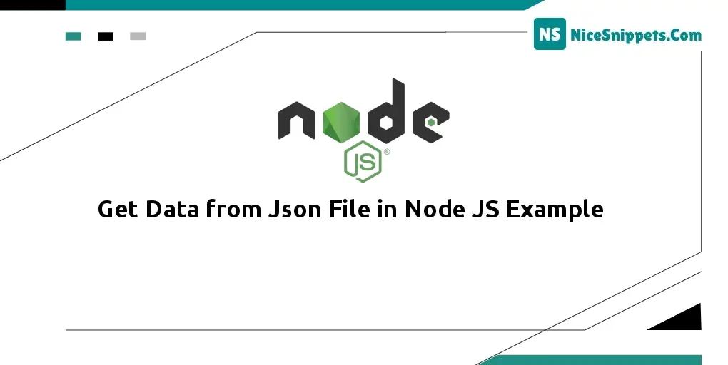 Get Data from Json File in Node JS Example