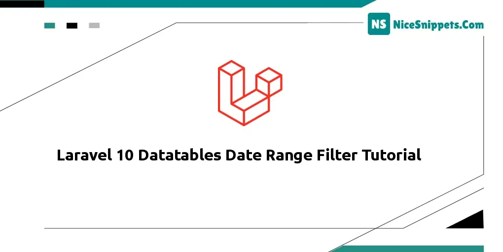 Laravel 10 Datatables Date Range Filter Tutorial