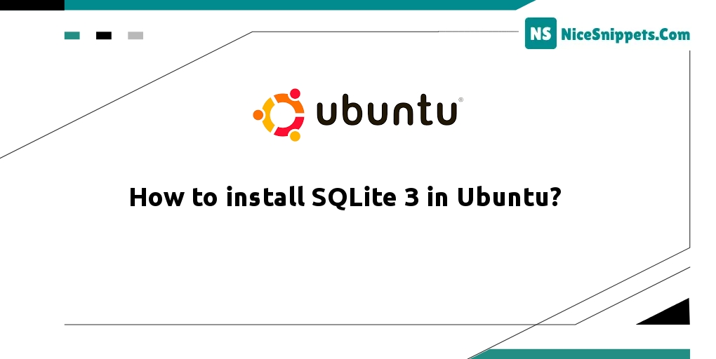 How to install SQLite 3 in Ubuntu?