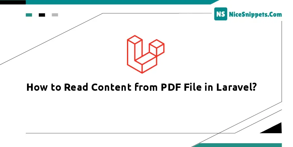 How to Read Content from PDF File in Laravel?